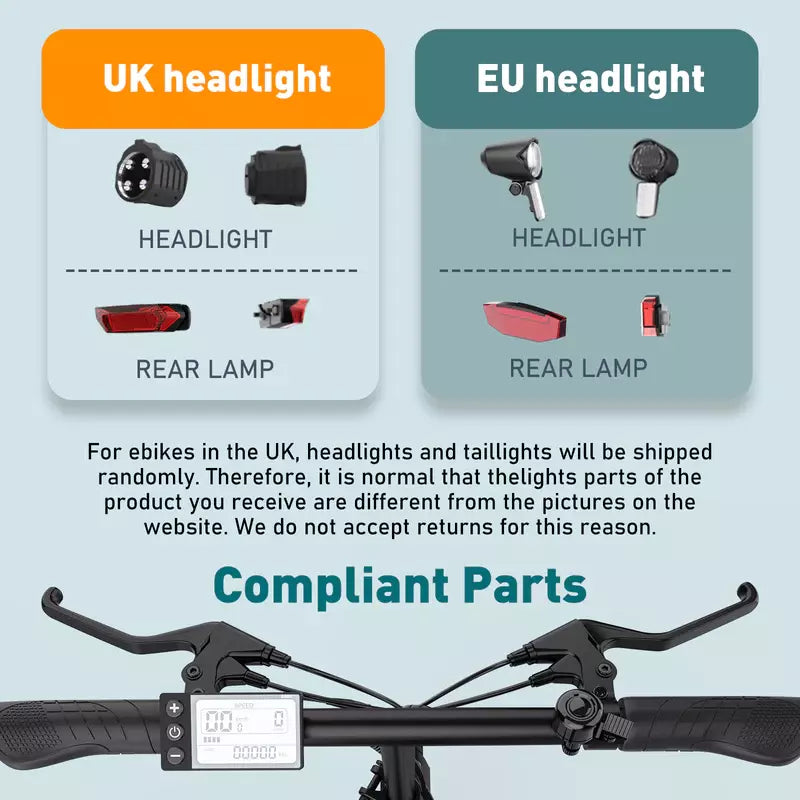 Hitway BK15 2025 Version 250W 26" Electric Mountain Bike 36V 12Ah Battery Front Suspension Spoked Wheels