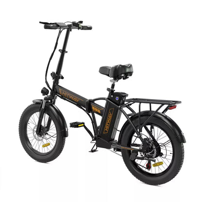 Hitway BK11 2025 Version 250W 20" Foldable Electric Bike 36V 12Ah Battery Compact Step-Through Commuter E-Bike