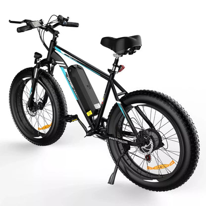 Hitway BK15 4.0 2025 Version 250W 26" Fat Tire Electric Mountain Bike 48V 15Ah Battery Rugged Terrain E-Bike