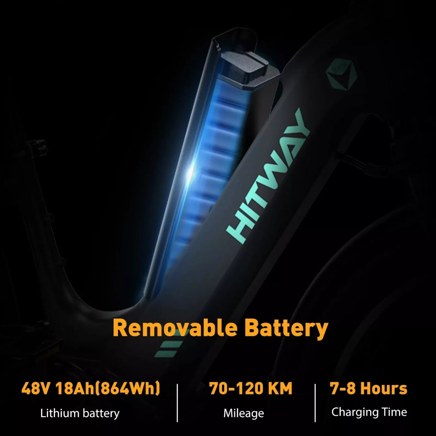 Hitway BK16 2025 Version 250W 26" Fat Tire City Cruiser E-Bike 48V 18Ah Battery Step-Through Comfort Ride