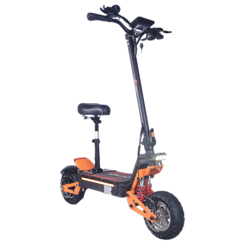 TOURSOR X5-60 Folding Electric Scooter – Dual 3000W Motors (6000W) , 60V 35Ah Battery, 11" Off-Road Tires, High-Speed Adult E-Scooter