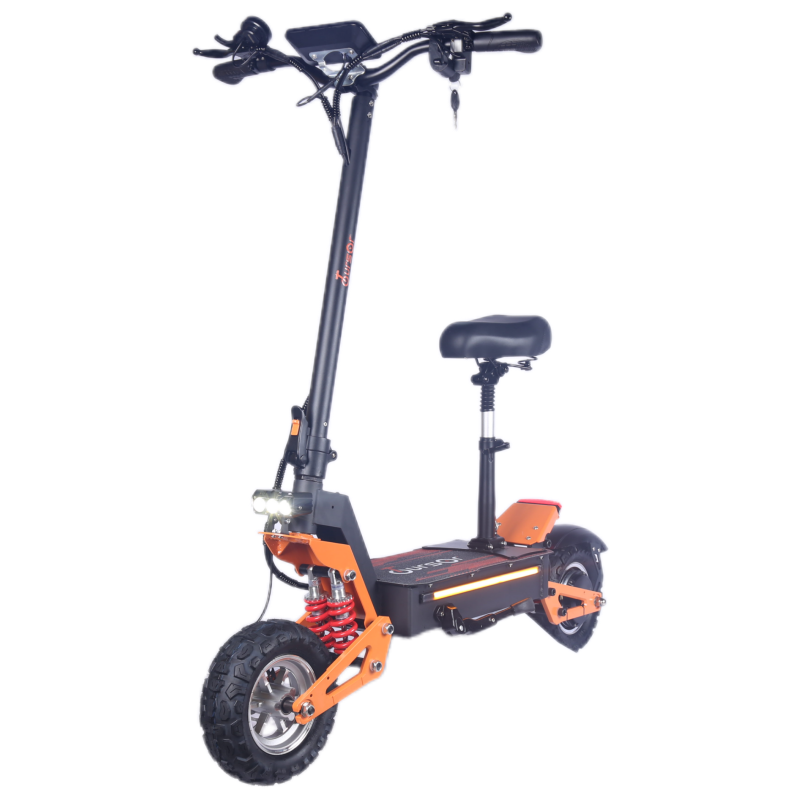 TOURSOR X5-60 Folding Electric Scooter – Dual 3000W Motors (6000W) , 60V 35Ah Battery, 11" Off-Road Tires, High-Speed Adult E-Scooter